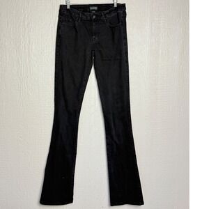 Alloy Apparel Powerstretch Denim Black Bootcut Tall Jeans Size 12 x 39 Inseam